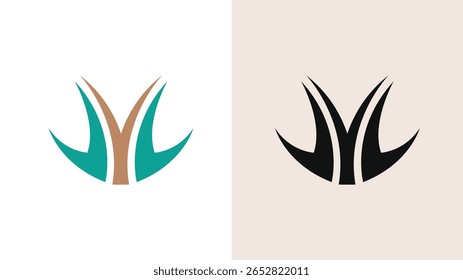Design moderno do logotipo do círculo tribal abstrato na terra, ícone do vetor geométrico para branding, identidade de negócios, web, aplicativo, marketing, empresa criativa, emblema elegante e uso de design gráfico profissional
