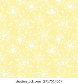Patrón floral tropical abstracto moderno. Vibrante diseño botánico sin fisuras con hojas y flores exóticas para la moda de verano, textiles y decoración de superficies.