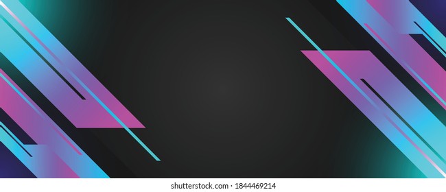 Modern abstract twitch background design