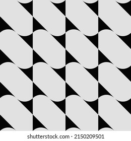 Modern abstract vector artwork made with various simple geometric forms and monochrome graphics elements useful for poster, cover, art, presentation, prints, fabric, wallpaper and etc.