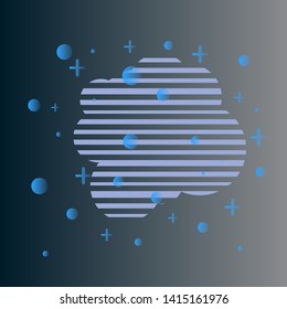 Modern abstract vector for background or banner set