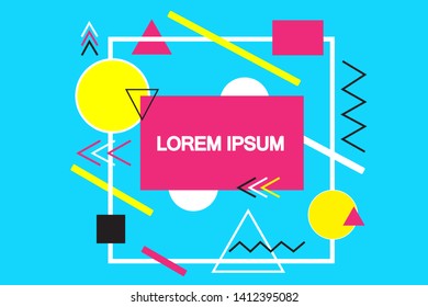 Modern abstract vector background business template