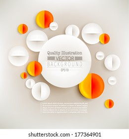 Modern abstract vector background design