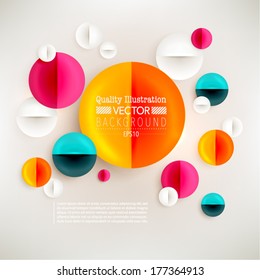 Modern abstract vector background design