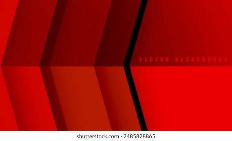 modern abstract vector background featuring multiple overlapping red arrows creating a dynamic, layered visual effect.