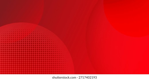 Modern abstract vector background featuring sharp red geometric shapes and triangles on a clean white space, accented with elegant golden lines