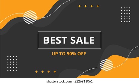 Modern abstract vector background. Full color wallpaper background with waving shapes. Editable advertising promotion banner template background.