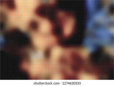 Modern abstract  vector background with halftone dots.