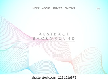 Modern abstract vector background for poster, banner, web landing page, cover, ad, greeting card, promotion, etc.