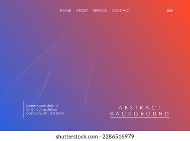 Modern abstract vector background for poster, banner, web landing page, cover, ad, greeting card, promotion, etc.