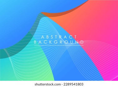 Modern abstract vector background for poster, banner, web landing page, cover, ad, greeting card, promotion, etc.