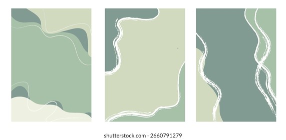 Modernos fondos de Vector abstractos mínimos.