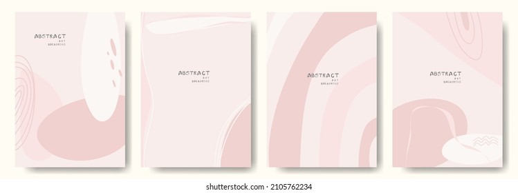 Modern abstract vector backgrounds.minimal trendy style. various shapes set up design templates good for background  card greeting wallpaper brochure flier invitation and other. vector illustration