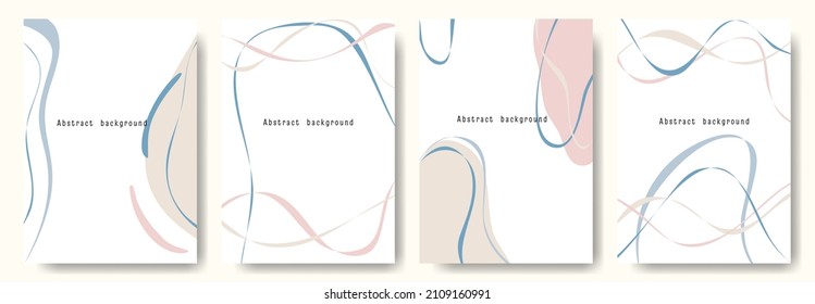 Modern abstract vector backgrounds.minimal trendy style. various shapes set up design templates good for background  card greeting wallpaper brochure flier invitation and other. vector illustration