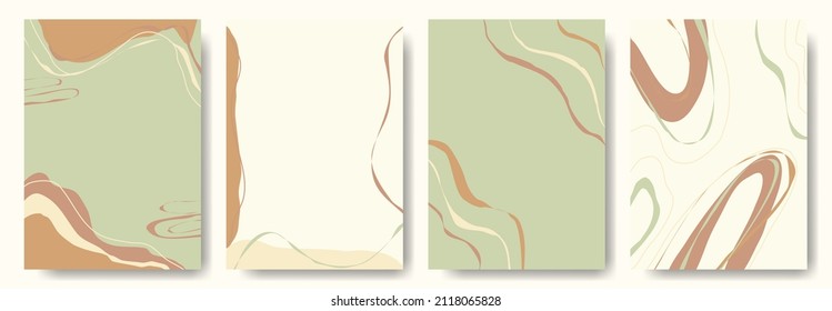 Moderne abstrakte Vektorhintergründe.minimaler trendiger Stil. verschiedene Formen eingerichtet Design-Vorlagen gut für Hintergrund-Karte Grußkartenflyer-Einladung und andere. Vektorgrafik