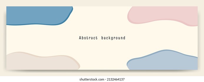 Moderno y abstracto fondo vectorial. minimalista estilo de moda. varias formas configuran plantillas de diseño adecuadas para la invitación de volante de papel pintado de fondo para tarjetas de fondo y otras. ilustración vectorial