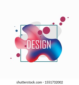 Modern abstract vector banner design. Flat geometric shape design style. Template ready for use in web