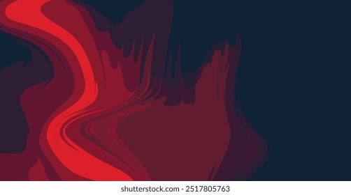 Banner vetorial abstrato moderno. Formas e linha coloridas dinâmicas. Formas de banner abstratas de gradiente. Modelo para o design de um folheto ou apresentação