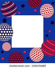 Modern abstract vector banner. Flat geometric form with various colors. Modern vector template, Template for the design of a logo, flyer or presentation. EPS 10