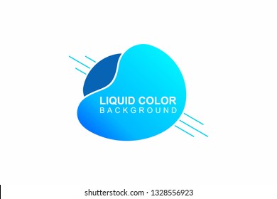 Modern abstract vector banner. Geometric liquid form with various colors. Modern vector template, Template for the design of a logo, flyer or presentation. EPS 10