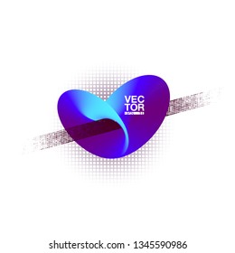 Modern abstract vector banner set. Flat geometric liquid shapes with various colors. Modern vector templates, templates for logo, flyer or presentation designs. EPS 10