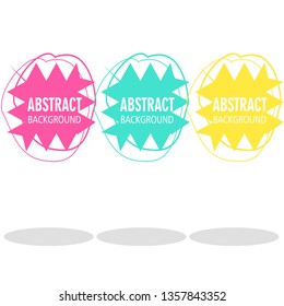 Modern abstract vector banner set.  various colors. Modern vector templates, templates for logo, flyer or presentation designs