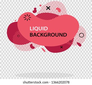 Modern abstract vector banner set. Flat geometric liquid form with various colors. Modern vector template, Template for the design of a logo, flyer or presentation. EPS 10