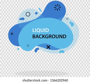 Modern abstract vector banner set. Flat geometric liquid form with various colors. Modern vector template, Template for the design of a logo, flyer or presentation. EPS 10