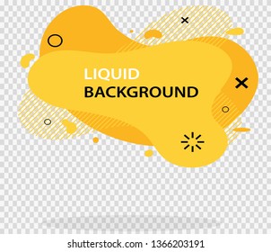 Modern abstract vector banner set. Flat geometric liquid form with various colors. Modern vector template, Template for the design of a logo, flyer or presentation. EPS 10