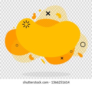 Modern abstract vector banner set. Flat geometric liquid form with various colors. Modern vector template, Template for the design of a logo, flyer or presentation. EPS 10