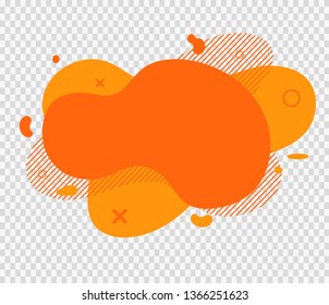 Modern abstract vector banner set. Flat geometric liquid form with various colors. Modern vector template, Template for the design of a logo, flyer or presentation. EPS 10