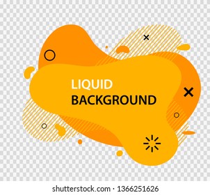 Modern abstract vector banner set. Flat geometric liquid form with various colors. Modern vector template, Template for the design of a logo, flyer or presentation. EPS 10