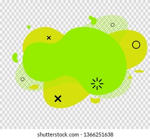 Modern abstract vector banner set. Flat geometric liquid form with various colors. Modern vector template, Template for the design of a logo, flyer or presentation. EPS 10