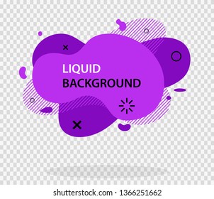 Modern abstract vector banner set. Flat geometric liquid form with various colors. Modern vector template, Template for the design of a logo, flyer or presentation. EPS 10