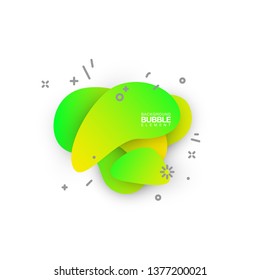 Modern abstract vector banner set. Flat geometric liquid shapes with various colors. Modern vector templates, templates for logo, flyer or presentation designs. EPS 10