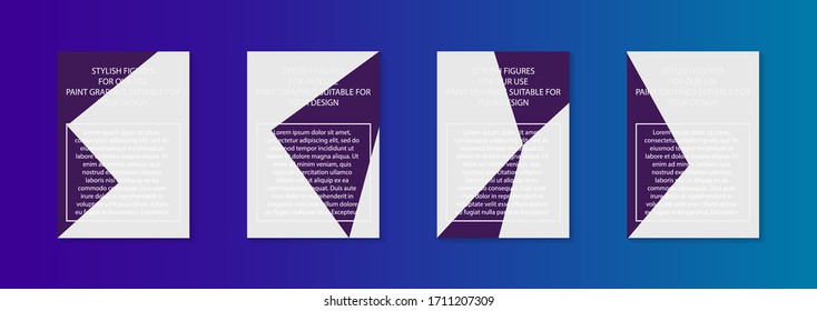 Modern abstract vector banner set.Minimal cover design. Colorful halftone gradients. Future geometric patterns. EPS 10 vector. Modern vector template for banner