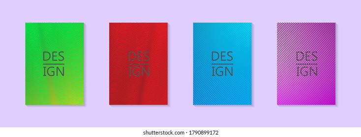 Conjunto de banner vectorial abstracto moderno.Diseño de cubierta mínima. Gradientes de medio tono coloridos. Patrones geométricos futuros. Vector EPS 10. Plantilla vectorial moderna para banner, logo, publicación social. Tendencia futurista d