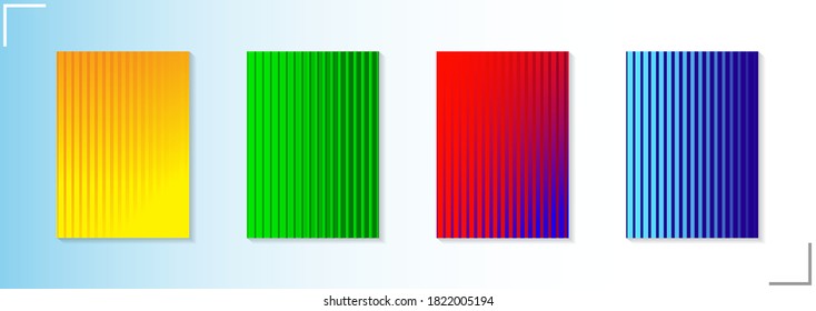 Modern abstract vector banner set.Minimal cover design. Colorful halftone gradients. Future geometric patterns. EPS 10 vector. Modern vector template for banner, logo, social post. Futuristic 