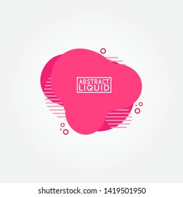 Modern abstract vector banners. Flat geometric shapes of different colors with black outline in memphis design style. Template ready for use in web or print design.