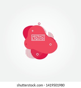 Modern abstract vector banners. Flat geometric shapes of different colors with black outline in memphis design style. Template ready for use in web or print design.
