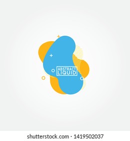 Modern abstract vector banners. Flat geometric shapes of different colors with black outline in memphis design style. Template ready for use in web or print design.