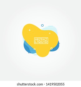 Modern abstract vector banners. Flat geometric shapes of different colors with black outline in memphis design style. Template ready for use in web or print design.