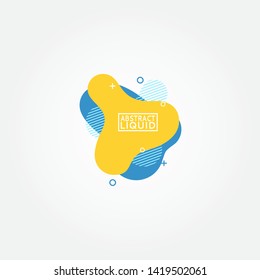 Modern abstract vector banners. Flat geometric shapes of different colors with black outline in memphis design style. Template ready for use in web or print design.
