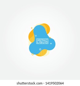 Modern abstract vector banners. Flat geometric shapes of different colors with black outline in memphis design style. Template ready for use in web or print design.