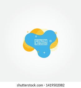Modern abstract vector banners. Flat geometric shapes of different colors with black outline in memphis design style. Template ready for use in web or print design.