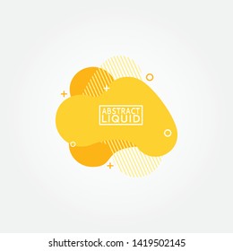 Modern abstract vector banners. Flat geometric shapes of different colors with black outline in memphis design style. Template ready for use in web or print design.