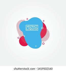 Modern abstract vector banners. Flat geometric shapes of different colors with black outline in memphis design style. Template ready for use in web or print design.