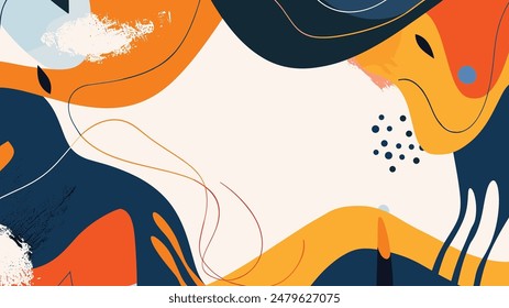 Modern abstract vector cover background