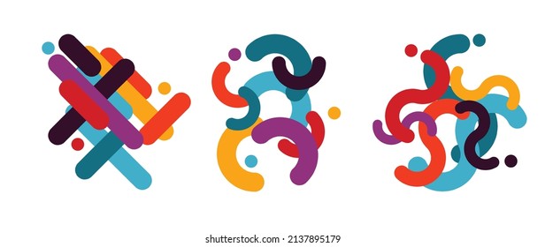 Modern abstract vector design element for business cards, cover, ads banner decorations. minimal wallpaper design for prints.
