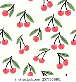 Modern abstract vector design with seamless Fruits pattern and unique textures, ideal for fabric, stationery, and home decor.